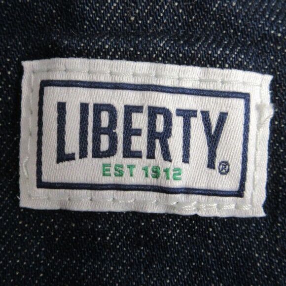 LIBERTY Flex Bib Jean Overalls Sz 46x30 Relaxed Fit 17006 Blue Stretch Denim NWT - Picture 13 of 14
